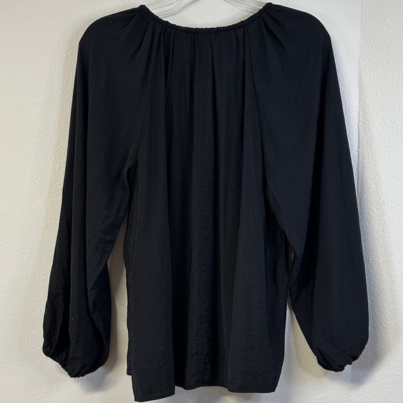 Antonio Melani Effie Long Sleeve V-Neck Blouse Size M - Picture 6 of 7